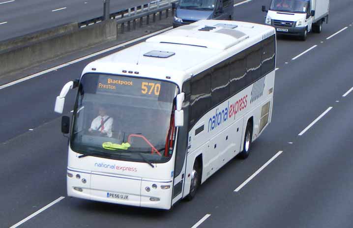 National Express Travellers Choice Volvo B12B Plaxton Panther PE56UJY